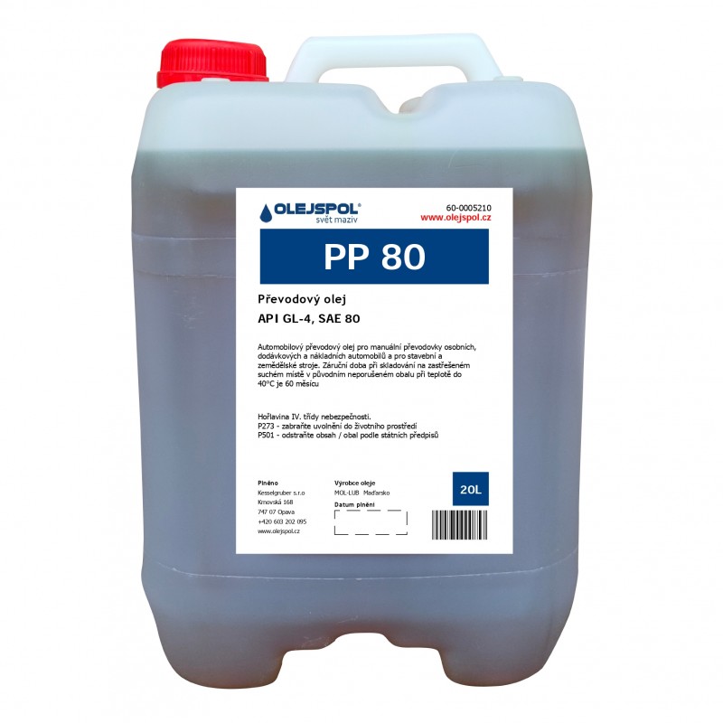 Převodový olej PP 80
