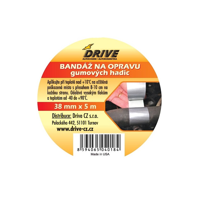 Bandáž na opravu gumových hadic