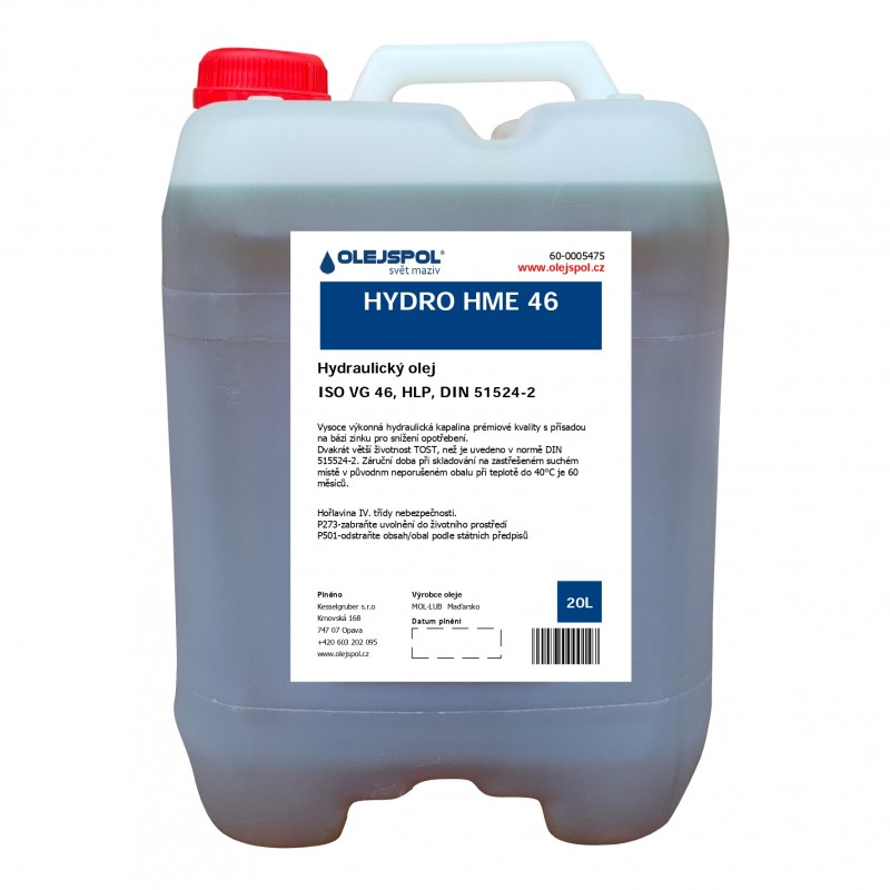 Hydraulický olej HYDRO HME 46