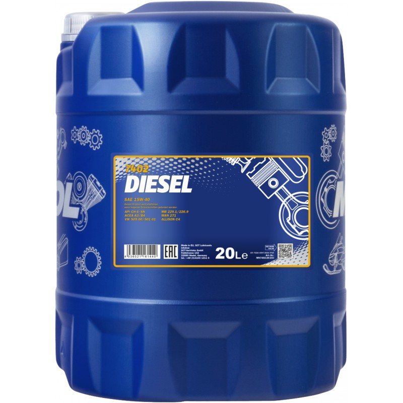 MANNOL 7402 DIESEL 15W-40