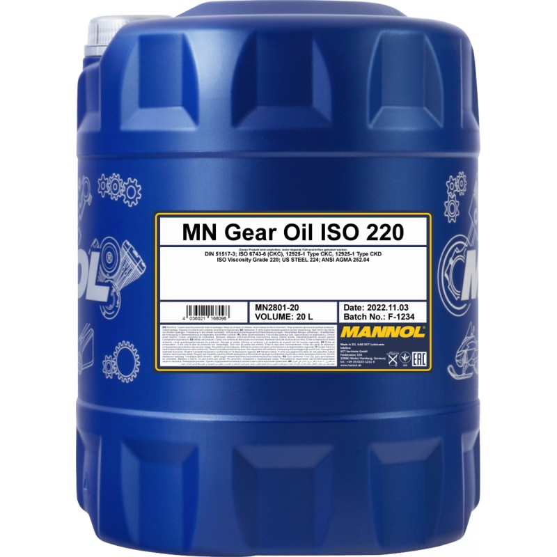 MANNOL GEAR OIL ISO 220