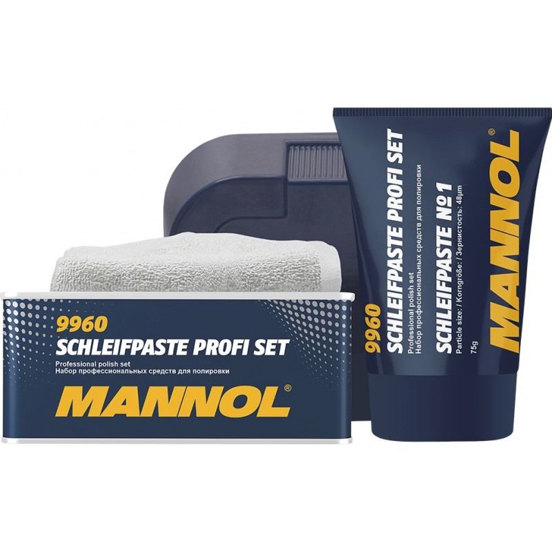 MANNOL 9960 Schleifpaste Profi Set